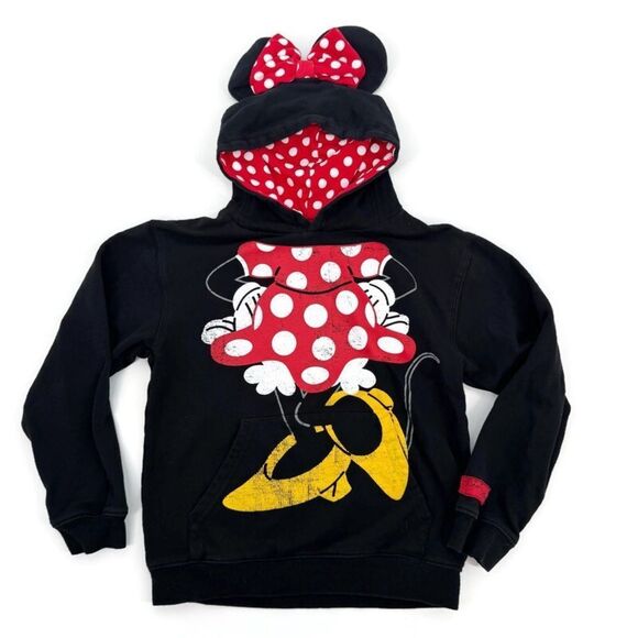 Disney Parks‎ Minnie Mouse Hoodie Sweatshirt Size Large - Picture 1 of 8
